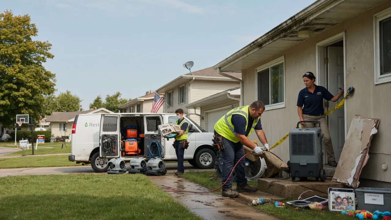 Water Damage Restoration in Tiline, KY near me